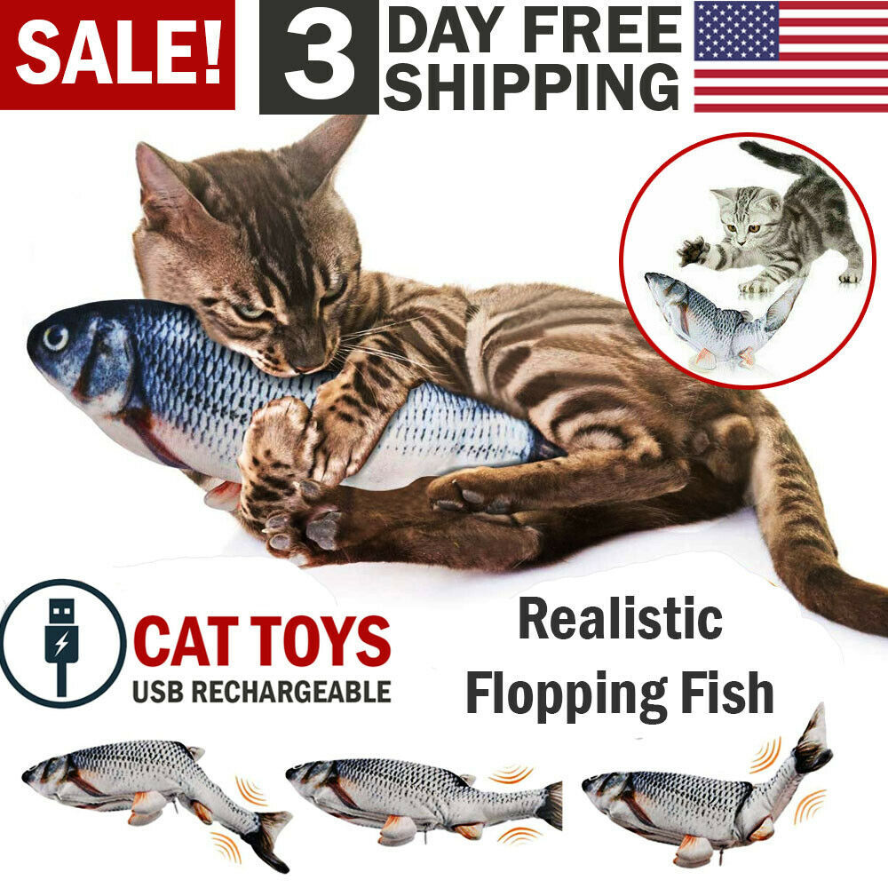 Electric Realistic Interactive Kicker Jumping Dancing Kitten Toys