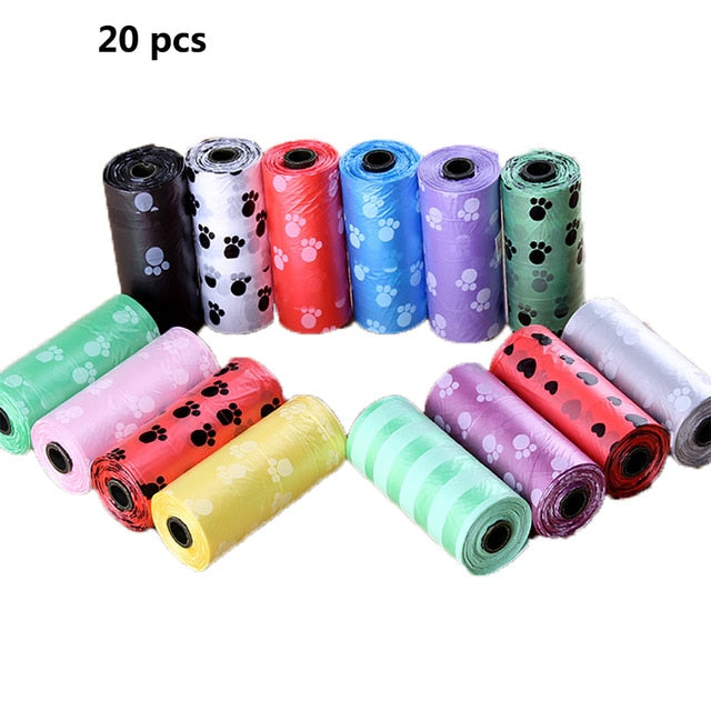 21 Pcs. Printed Dog Waste Bags