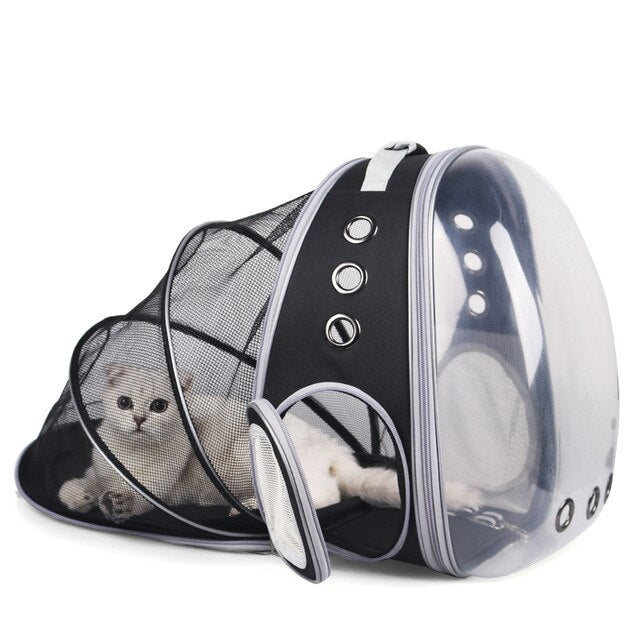 Quality Expandable Transparent Pet Carrier (Backpack)