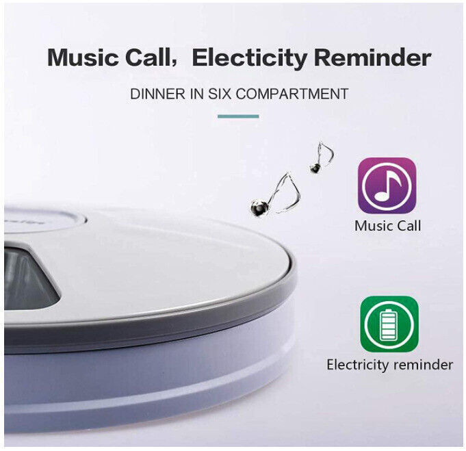 Automatic Food Dispenser Timed Food Bowl Music