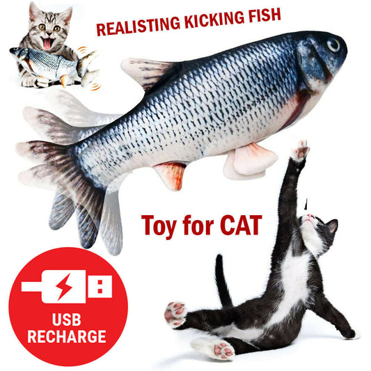 Electric  Realistic Interactive Kicker Jumping Dancing Kitten Toys