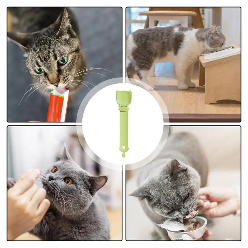 Portable Cat Feeding Spoon