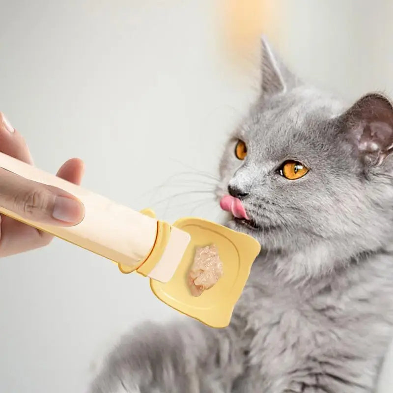 Portable Cat Feeding Spoon
