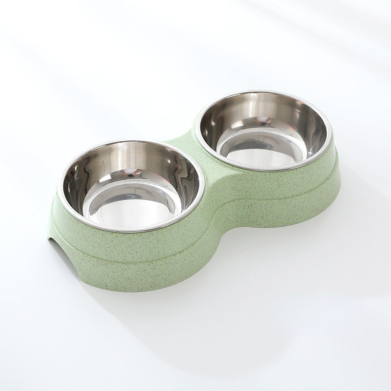 Stainless Steel Pet Drinking Dish Feeder