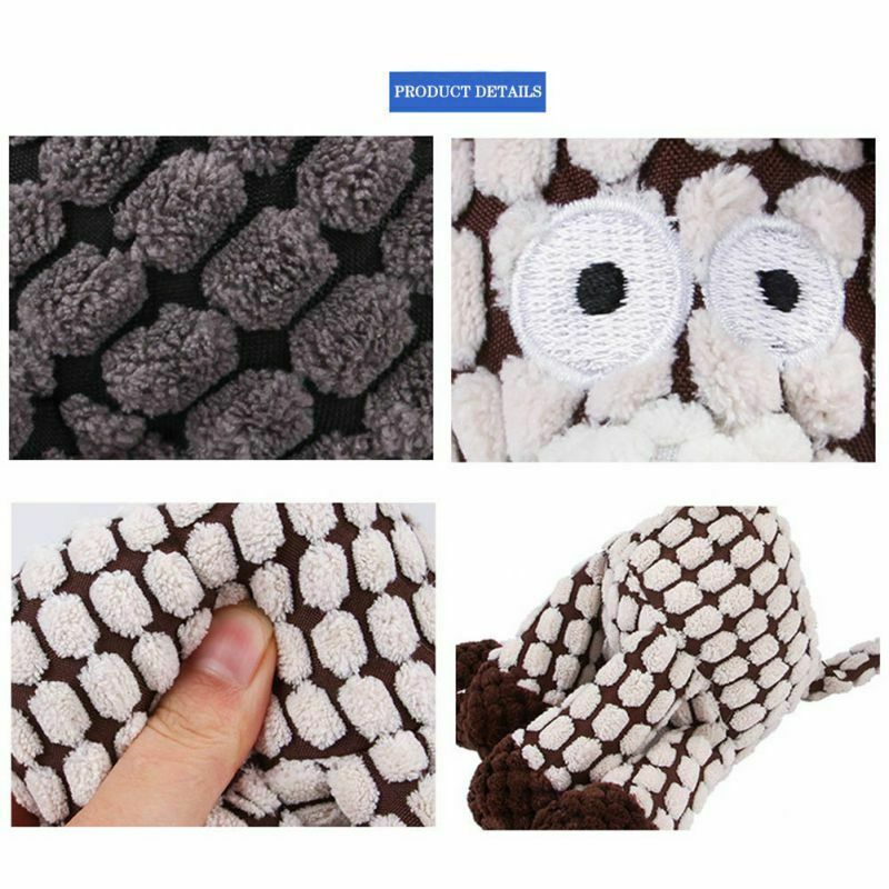 Funny Pet Puppy Chew Squeaker  Toys Teeth