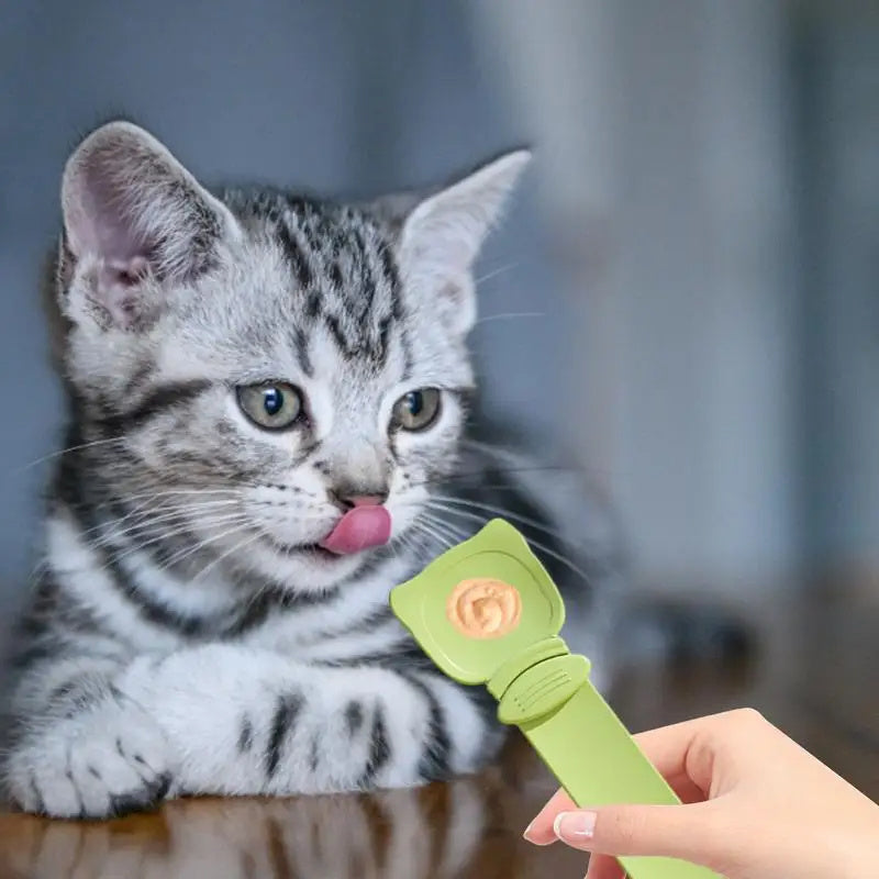 Portable Cat Feeding Spoon