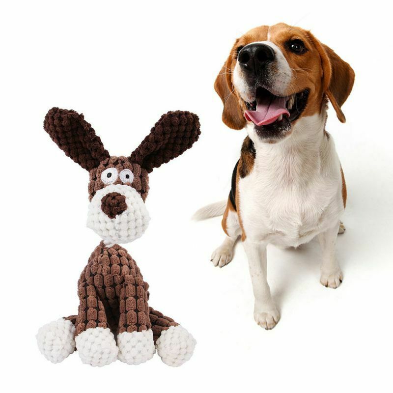 Funny Pet Puppy Chew Squeaker  Toys Teeth