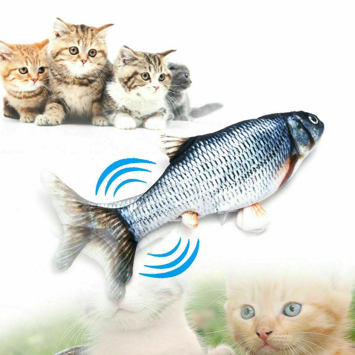 Electric  Realistic Interactive Kicker Jumping Dancing Kitten Toys