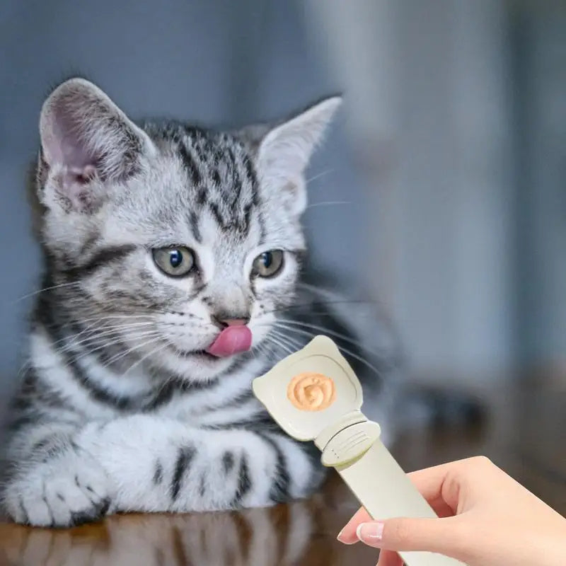 Portable Cat Feeding Spoon