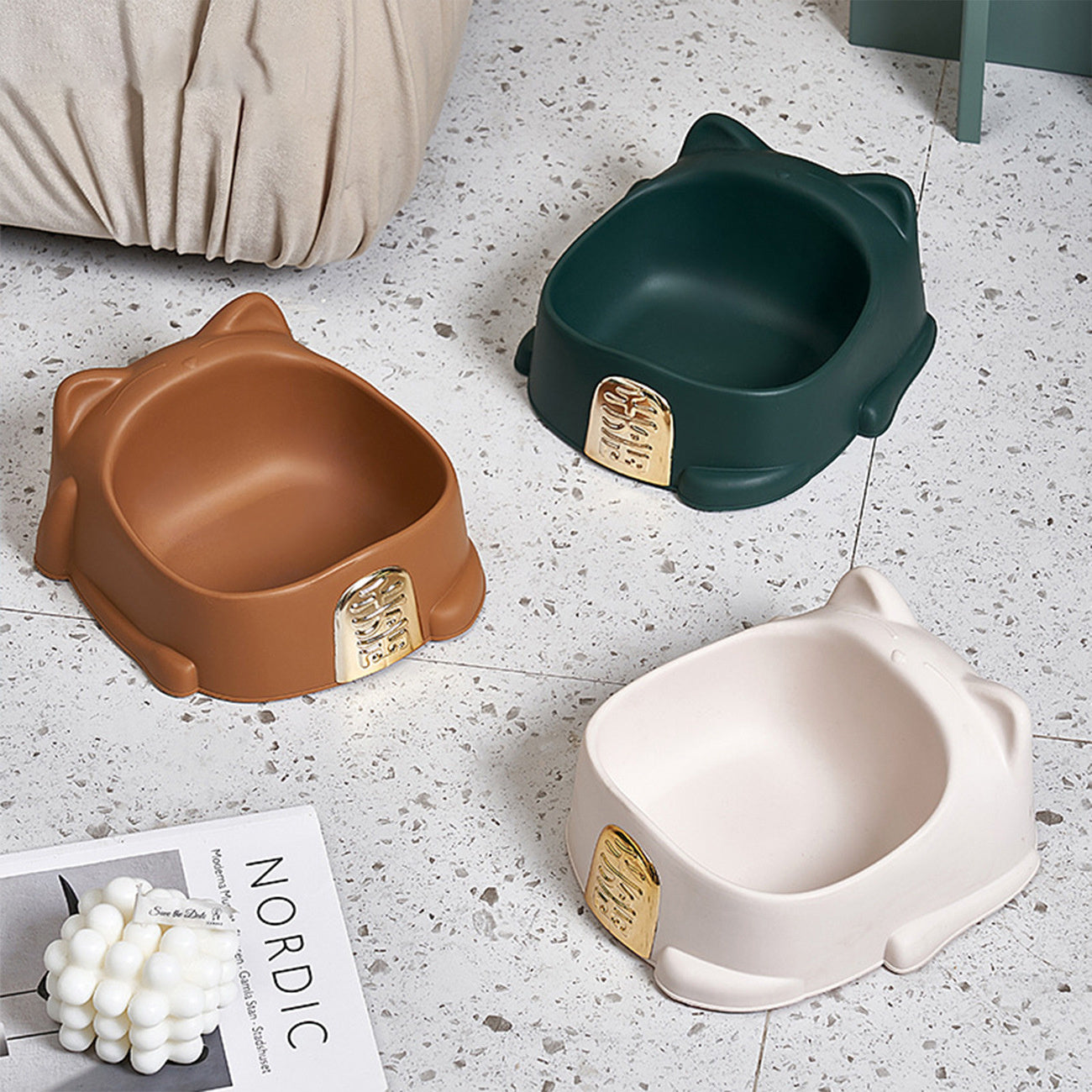 Anti-Choking Cat Feeder Bowl