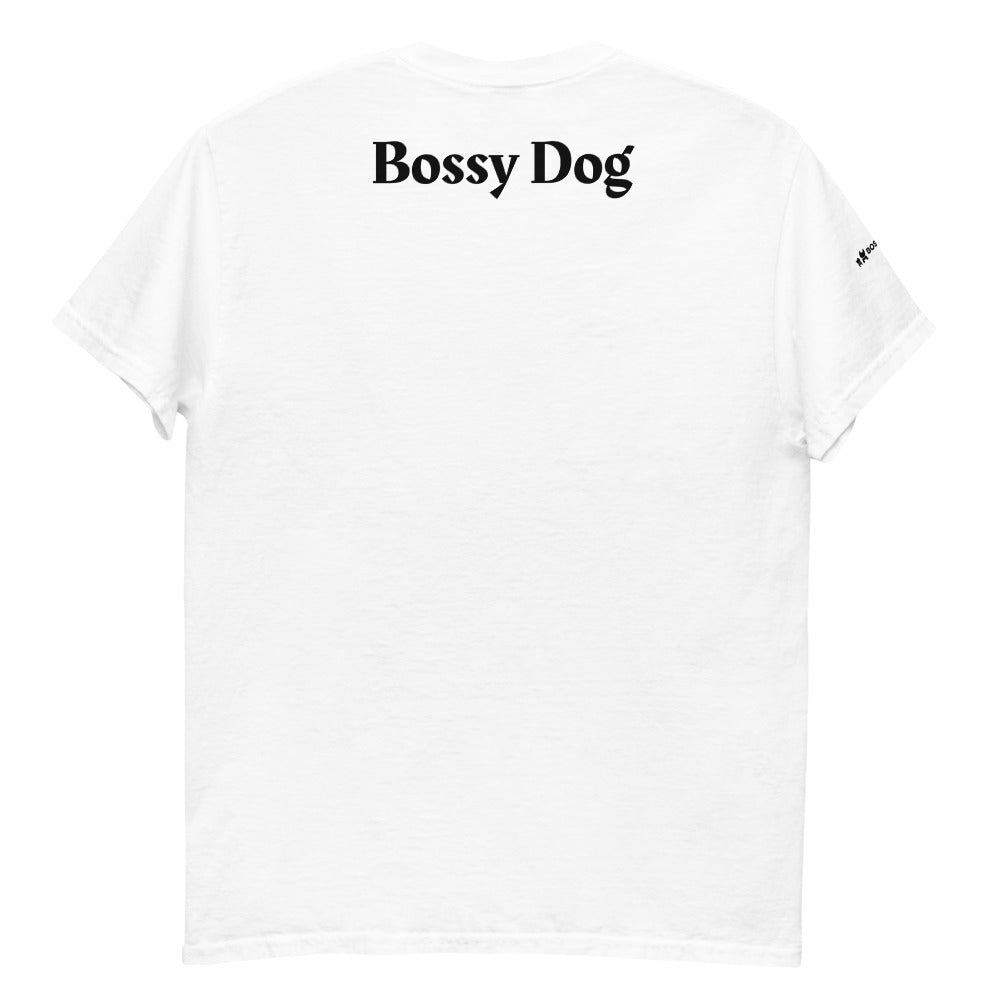 Men's heavyweight tee (Bossy Dog)
