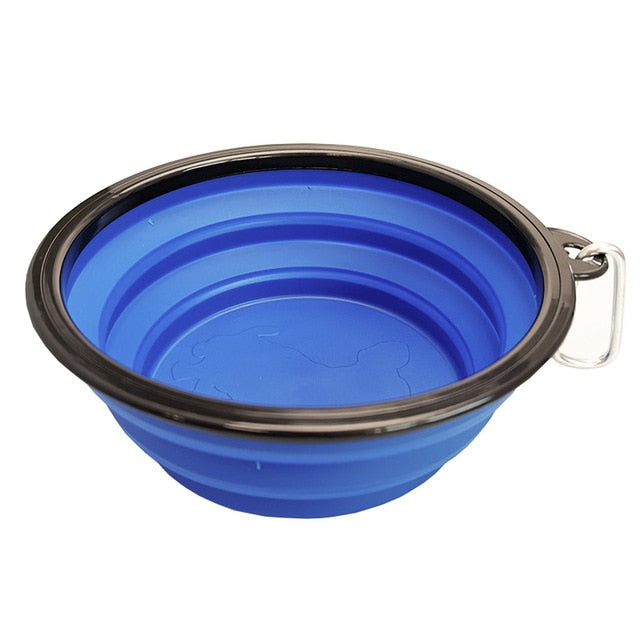 1000ML Pet Bowl Folding Silicone Travel Pet Bowls