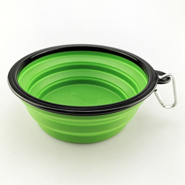 1000ML Pet Bowl Folding Silicone Travel Pet Bowls