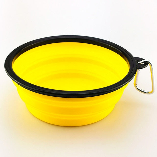 1000ML Pet Bowl Folding Silicone Travel Pet Bowls