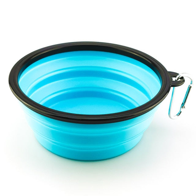 1000ML Pet Bowl Folding Silicone Travel Pet Bowls
