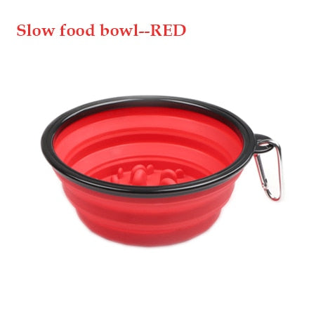 1000ML Pet Bowl Folding Silicone Travel Pet Bowls
