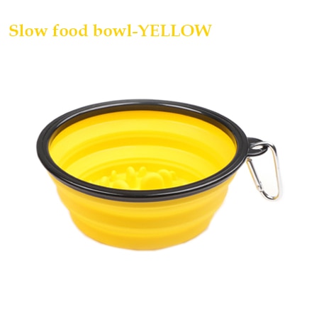 1000ML Pet Bowl Folding Silicone Travel Pet Bowls