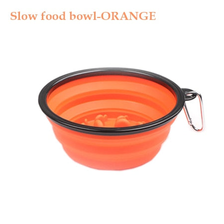 1000ML Pet Bowl Folding Silicone Travel Pet Bowls