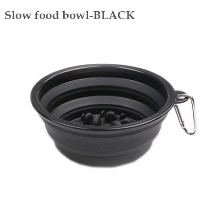 1000ML Pet Bowl Folding Silicone Travel Pet Bowls