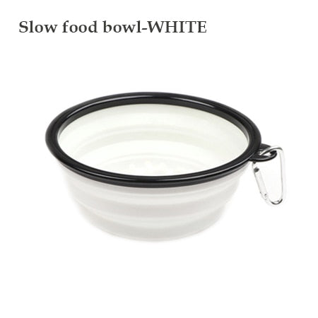 1000ML Pet Bowl Folding Silicone Travel Pet Bowls