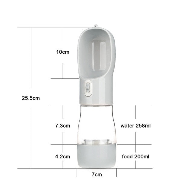 Portable Pet Water Bottle Feeder Bowl