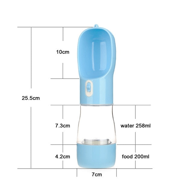 Portable Pet Water Bottle Feeder Bowl
